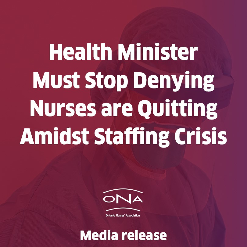 Crisis in nursing is real:' Nurses call for Ontario to strengthen the  profession